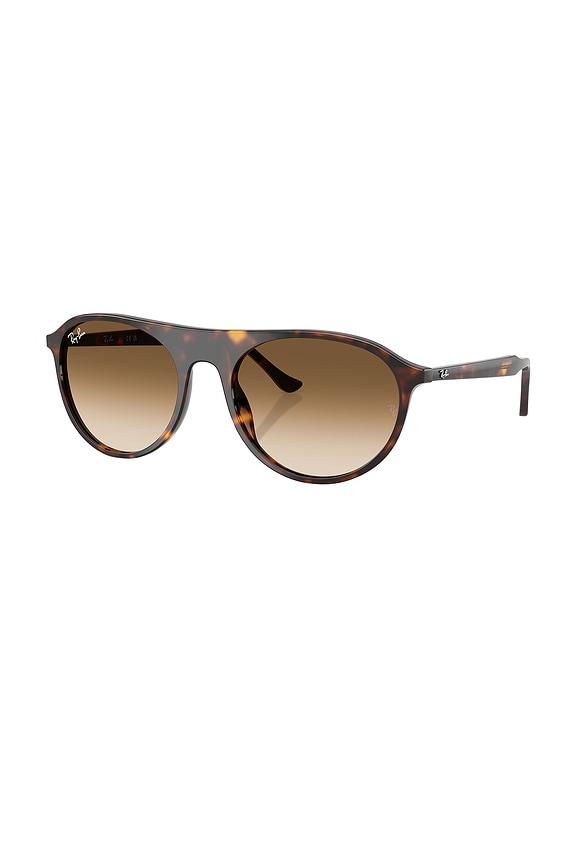 Ray-Ban Style Shield Sunglasses 36 Havana detail 3