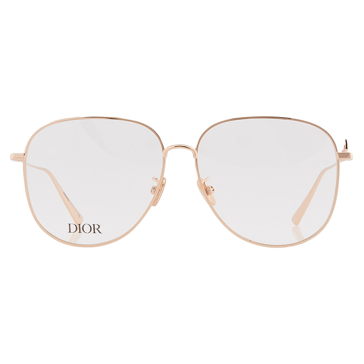 Dior Style Pilot Frame 43 Rose Gold detail 2