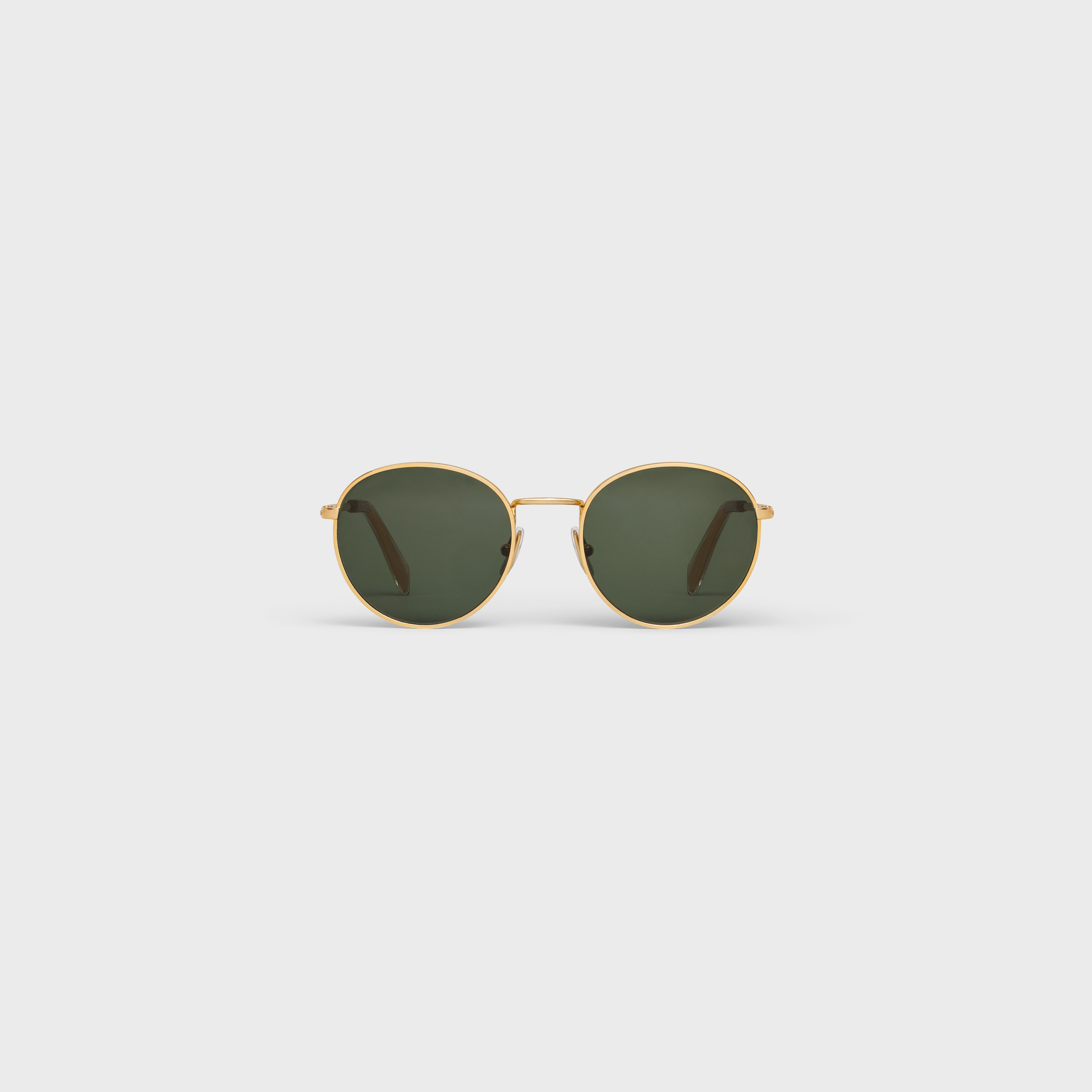 Celine Style Round Metal 45 Green Classic detail 3