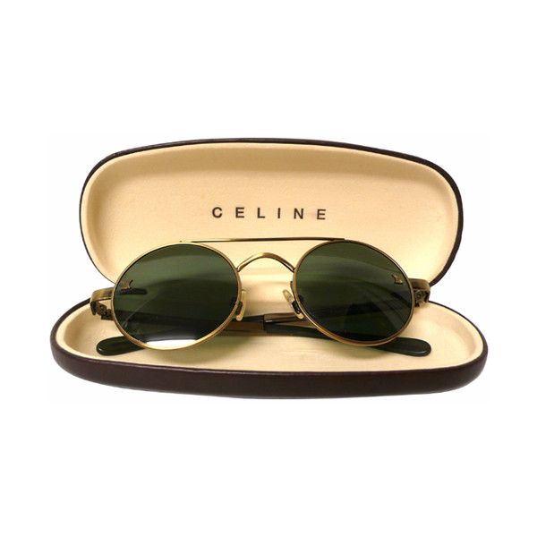 Celine Style Round Metal 45 Green Classic detail 4