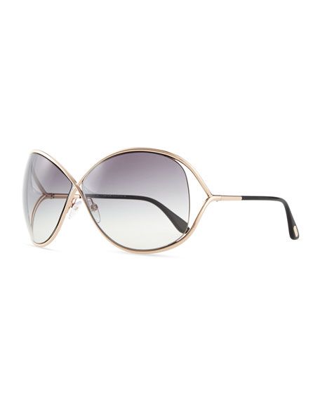 Tom Ford Style Sport Wrap 47 Rose Gold detail 2