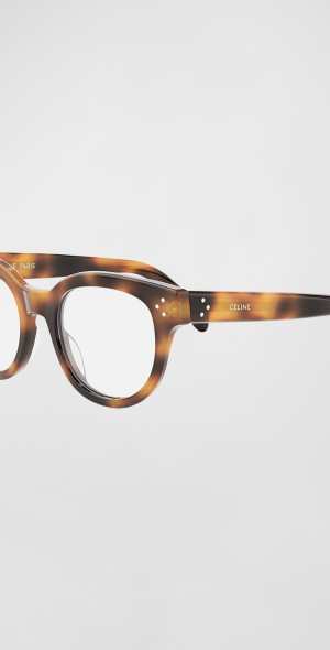 Celine Style Cat-Eye Acetate 51 Havana detail 3
