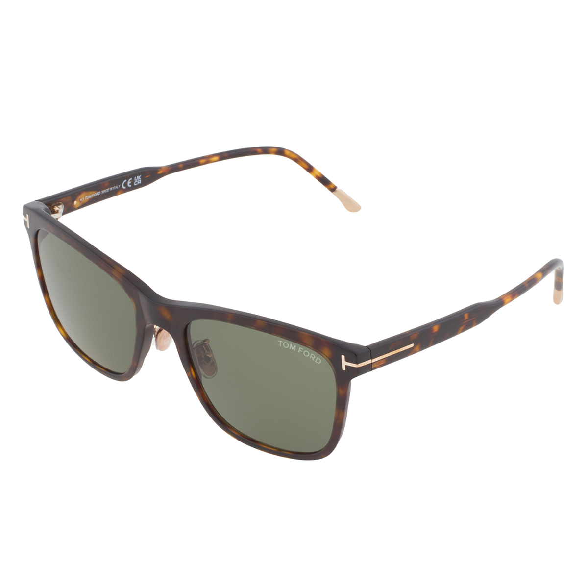 Tom Ford Style Shield Sunglasses 57 Green Classic detail 3