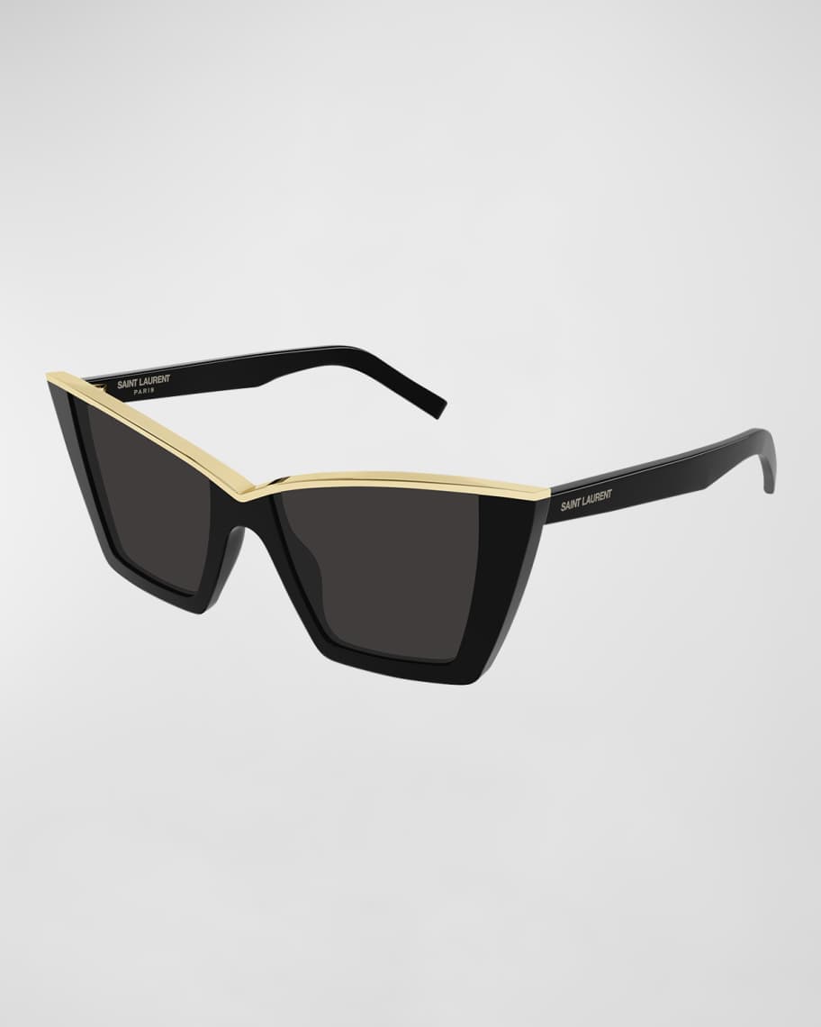 YSL Style M32 Cat-Eye Black / Gold detail 4
