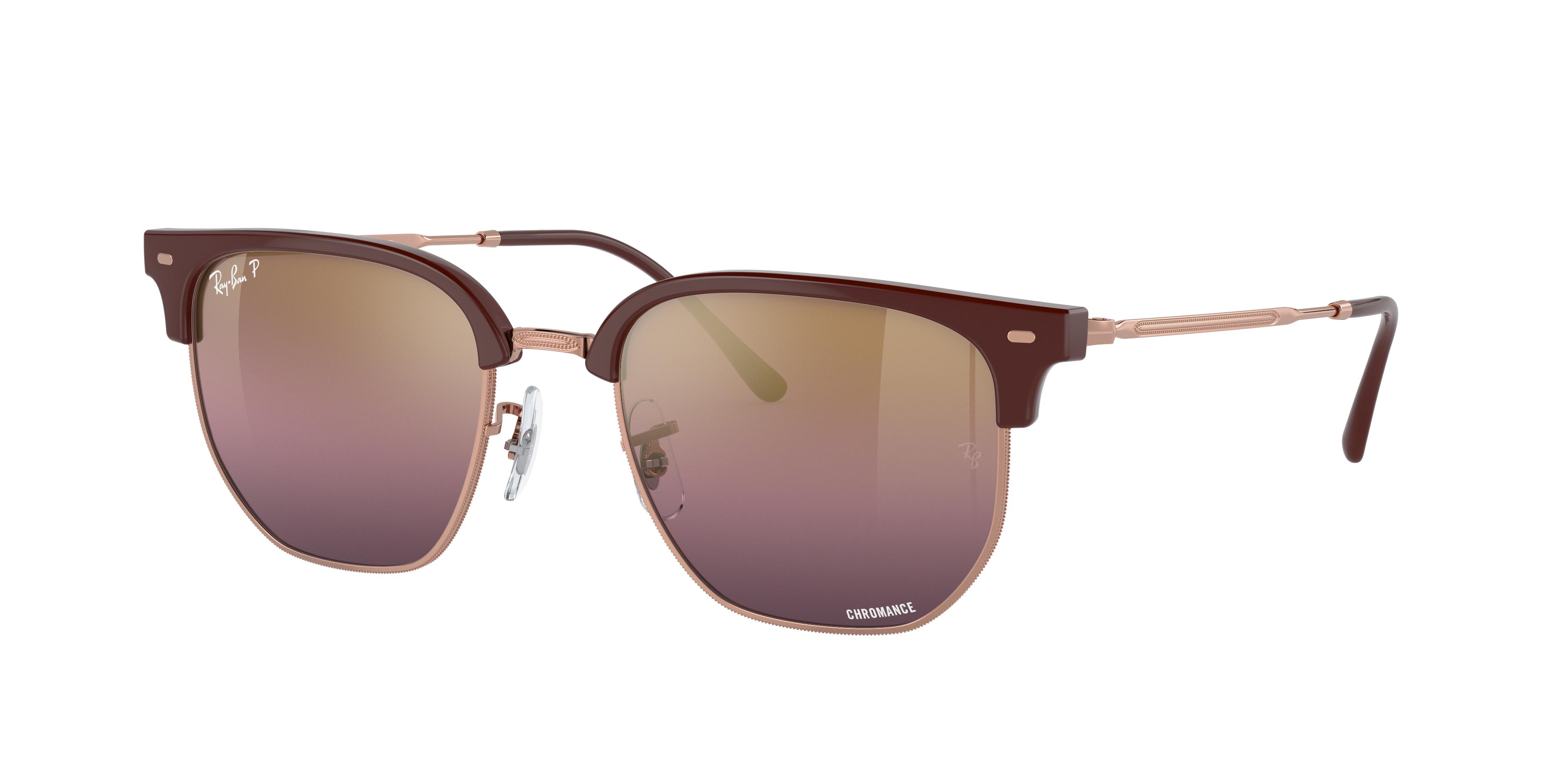 Ray-Ban Style Clubmaster Round 66 Rose Gold detail 3