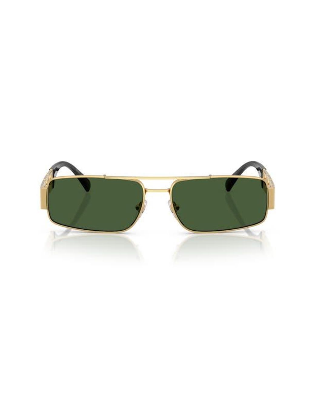 Versace Style Rimless Rectangle 68 Green Classic detail 2