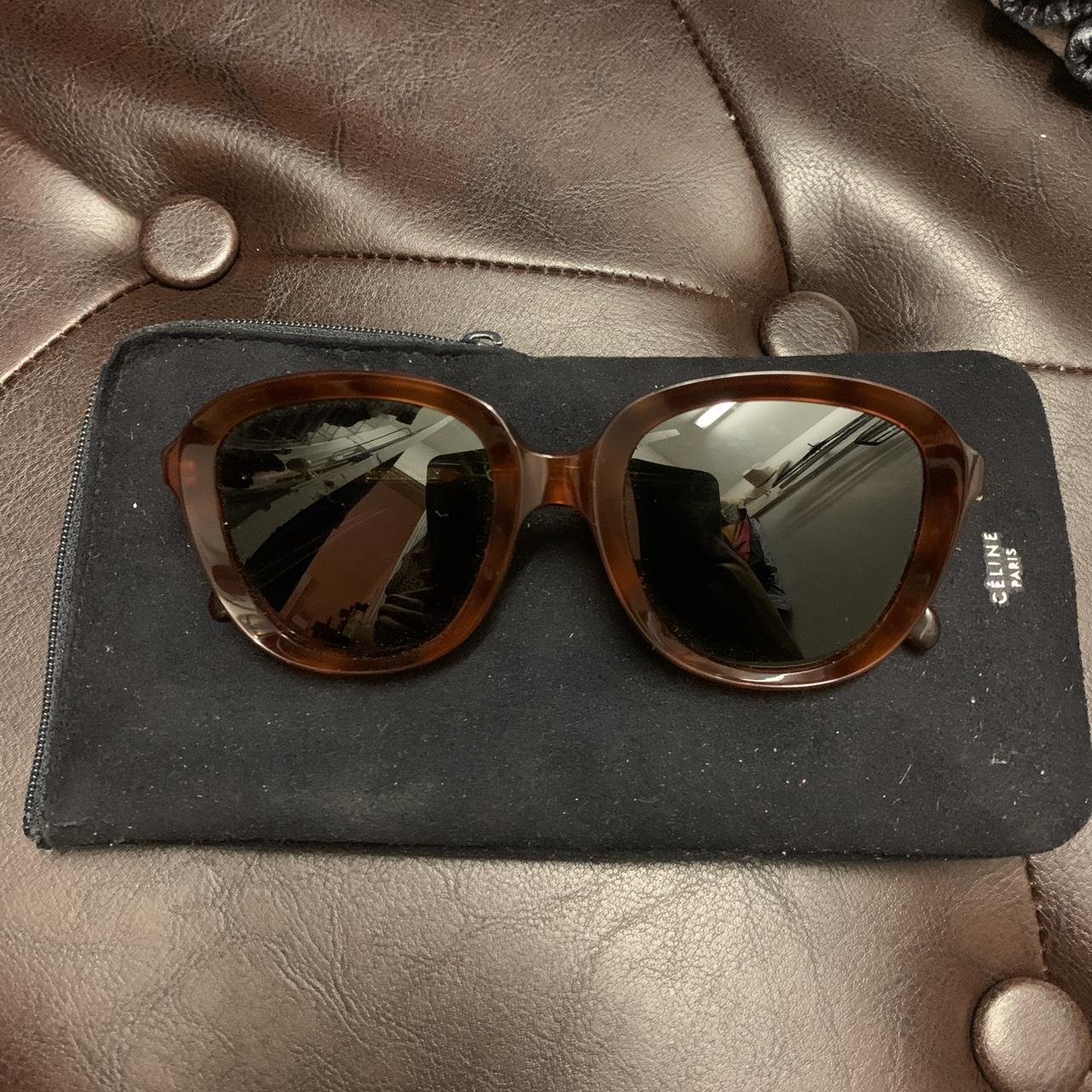Celine Style Pilot Frame 71 Tortoise detail 2