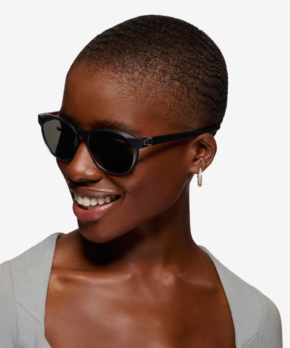 Oakley Style Clubmaster Round 72 Matte Black detail 2