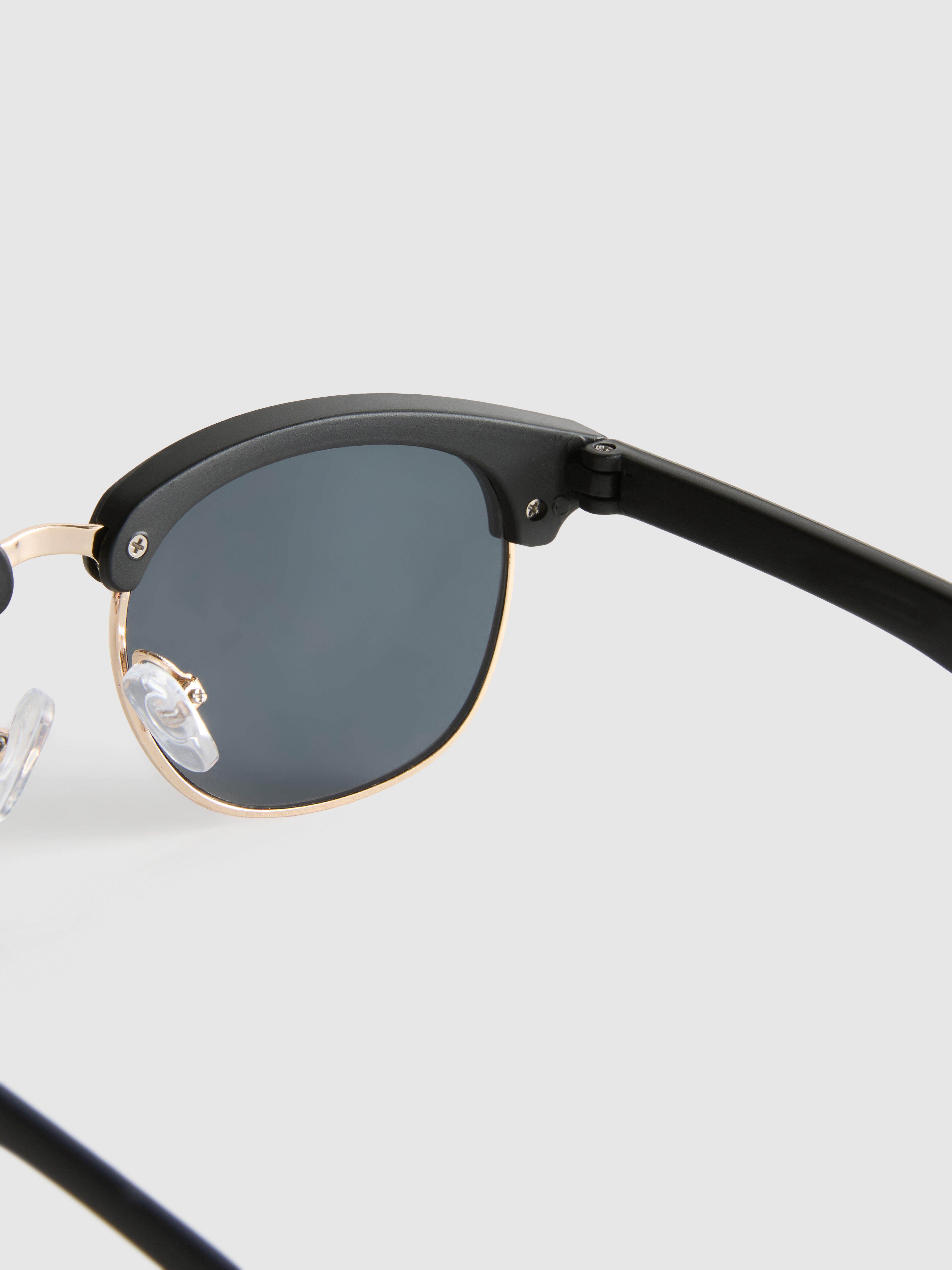 Oakley Style Clubmaster Round 72 Matte Black detail 4