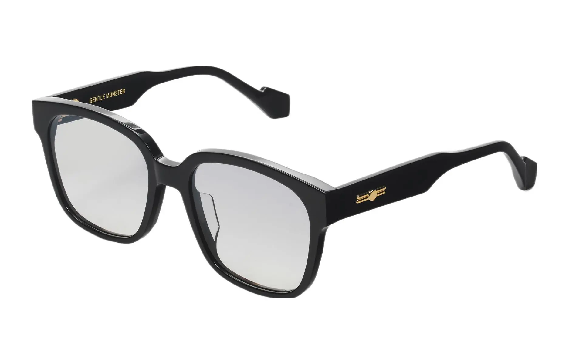 Gentle Monster Style Panto Frame 78 Matte Black detail 2