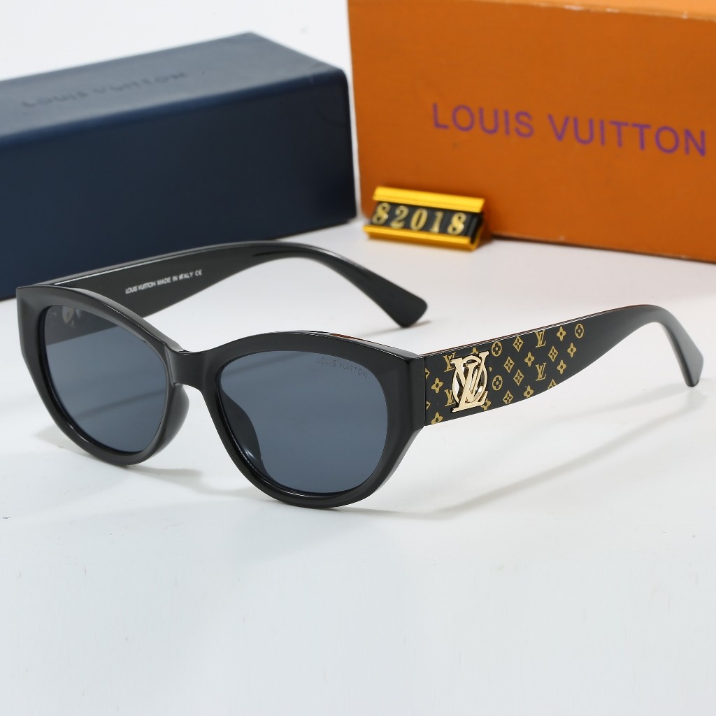 LV Style Cat-Eye Acetate 80 Havana detail 4