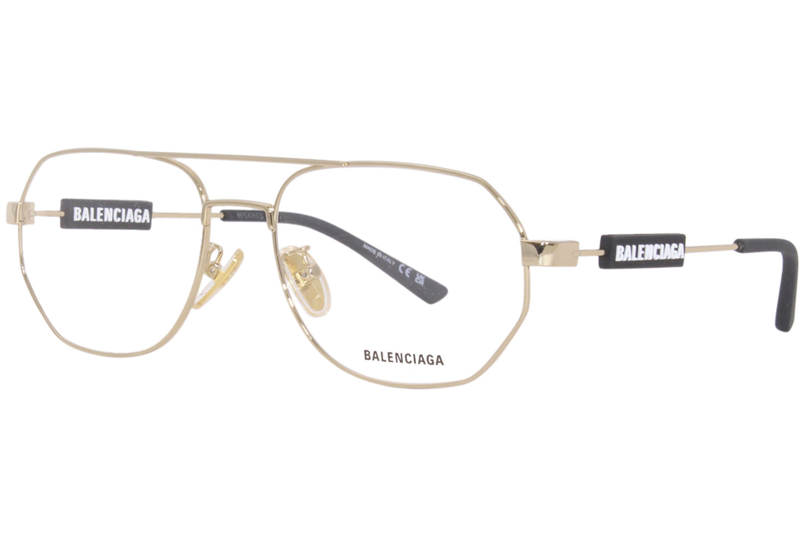 Balenciaga Style Pilot Frame 81 Rose Gold detail 3