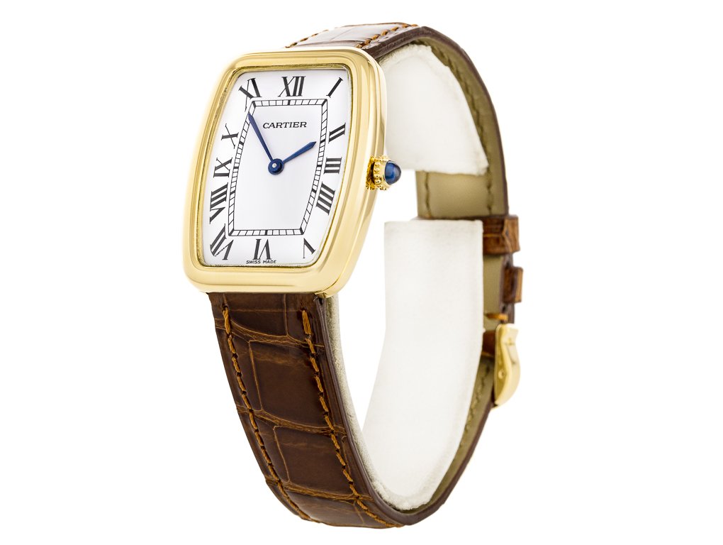 Cartier Style Retro Square 193 Amber Gradient detail 2