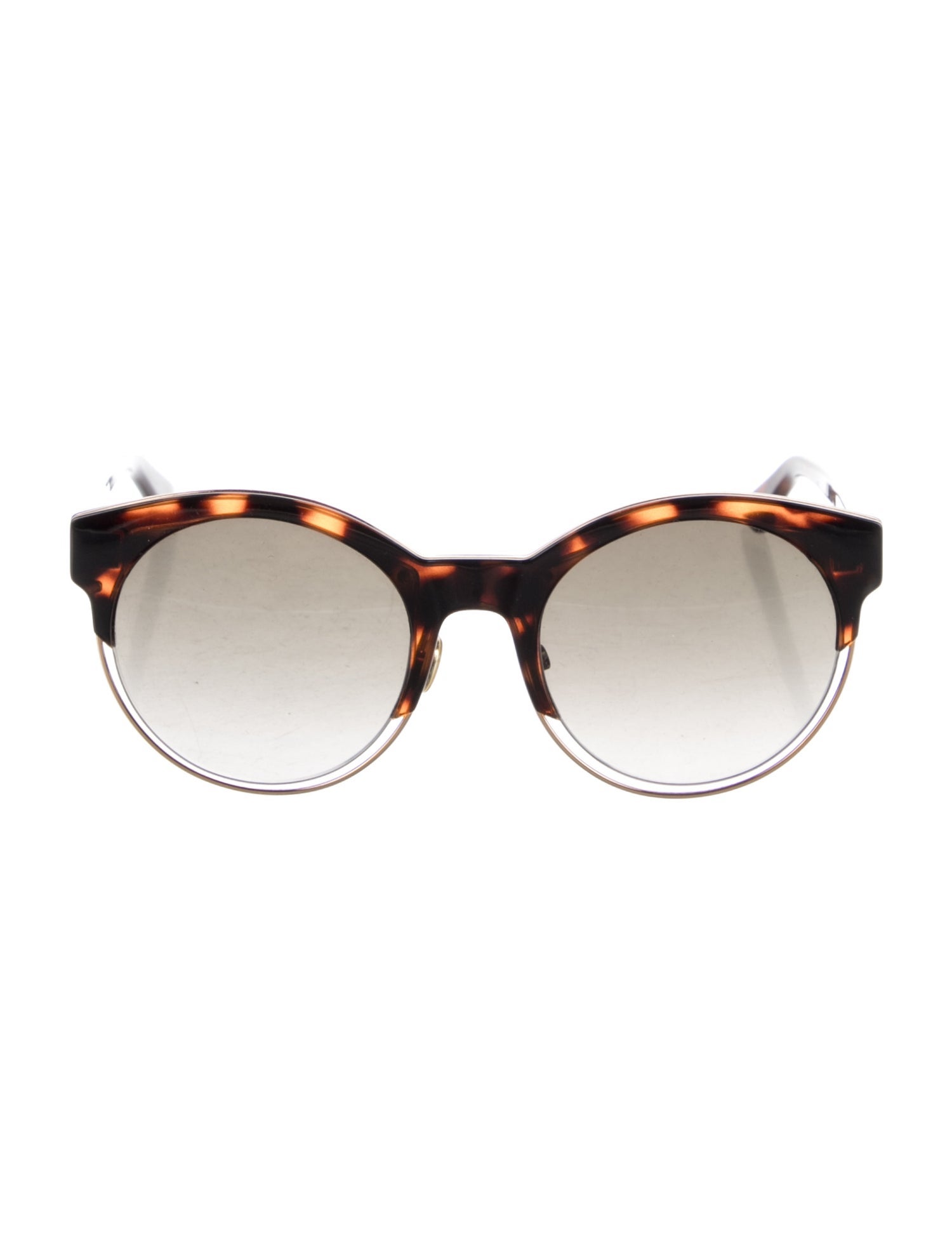 Cartier Style Aviator Metal 174 Amber Gradient detail 4