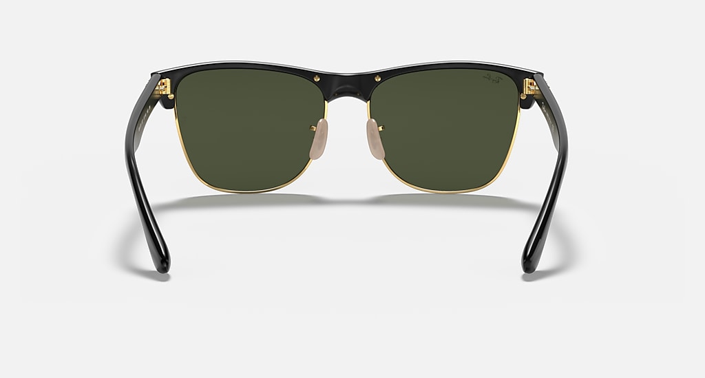 Ray-Ban Style Oversized Square 92 Black / Gold detail 3
