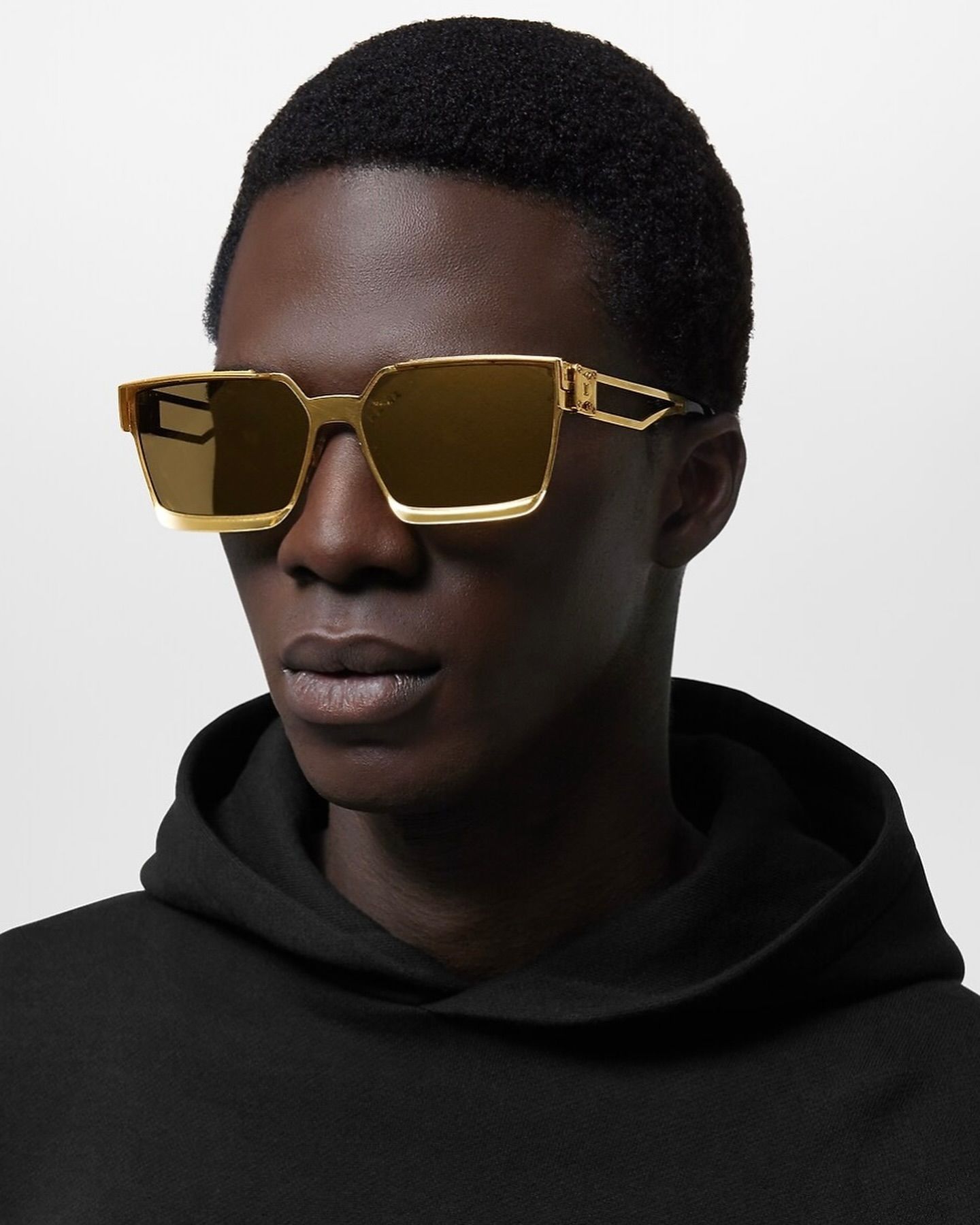 Tom Ford Style Millionaires Frame 161 Black / Gold detail 2