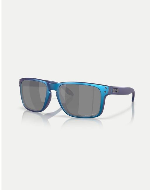 Oakley Style Retro Square 97 Blue Mirror detail 4