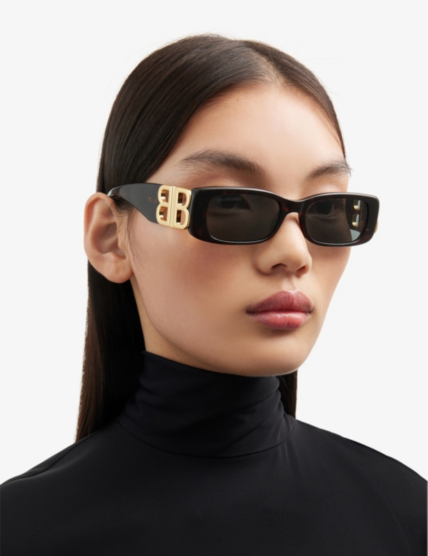 Balenciaga Style Butterfly Frame 100 Crystal detail 4