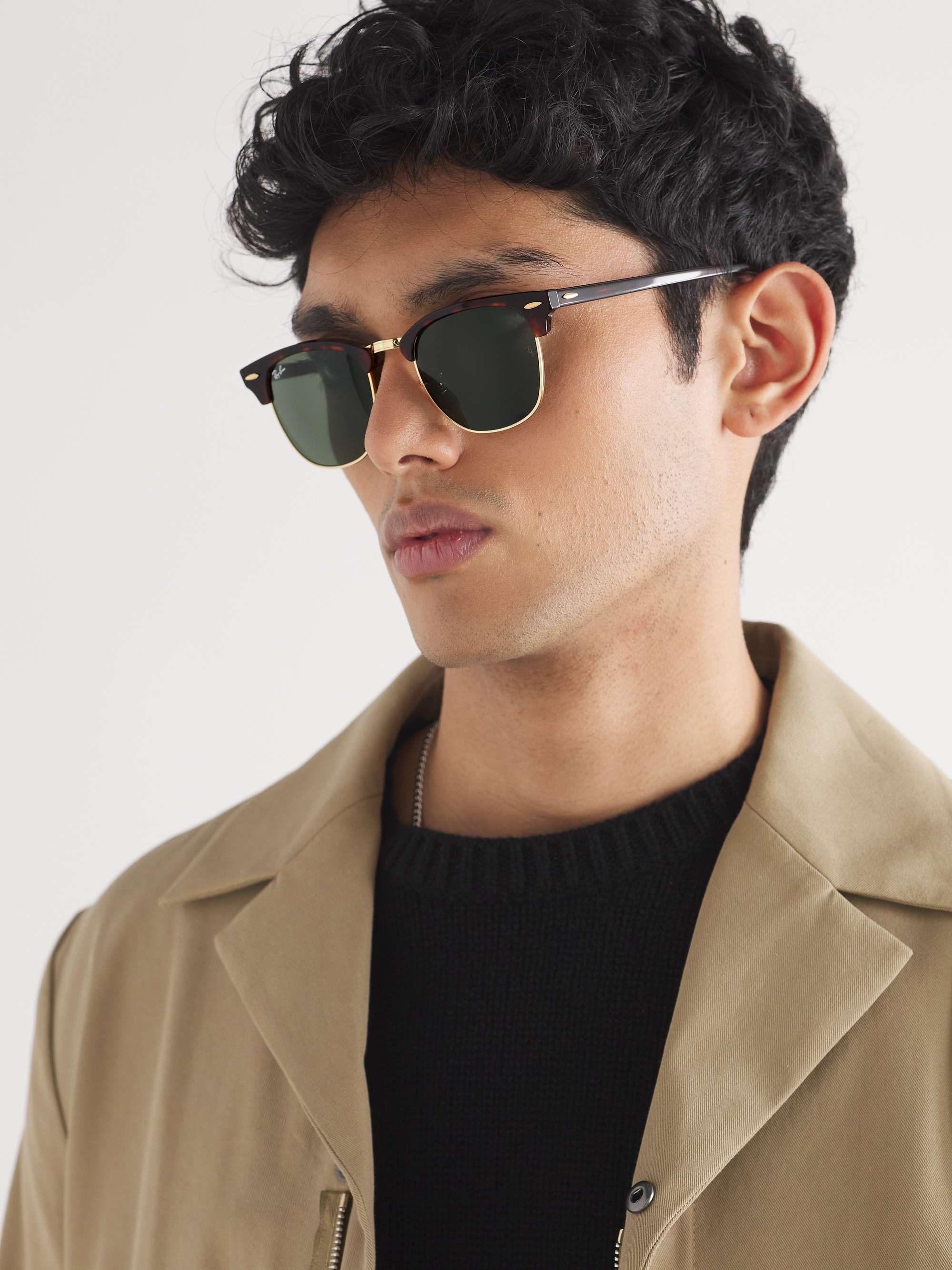 Ray-Ban Style Clubmaster Round 103 Crystal detail 3