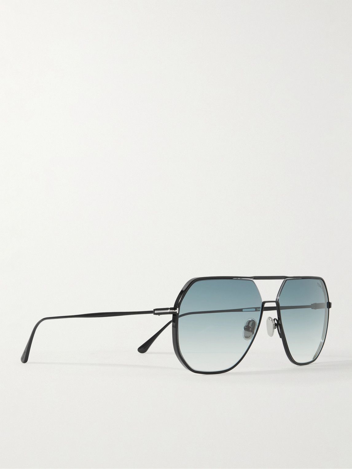 Tom Ford Style Aviator Metal 104 Blue Mirror detail 3