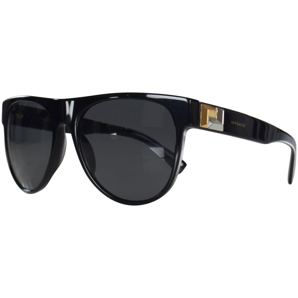 Versace Style Wayfarer Classic 119 Black / Gold detail 4