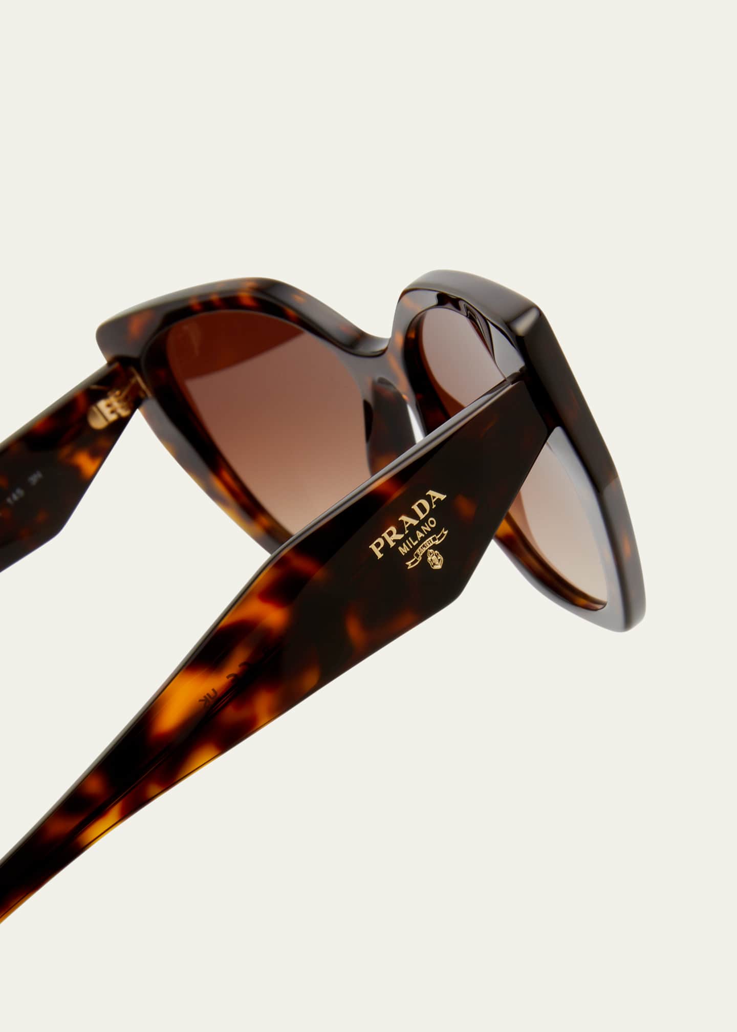 Prada Style Cat-Eye Acetate 120 Rose Gold detail 4