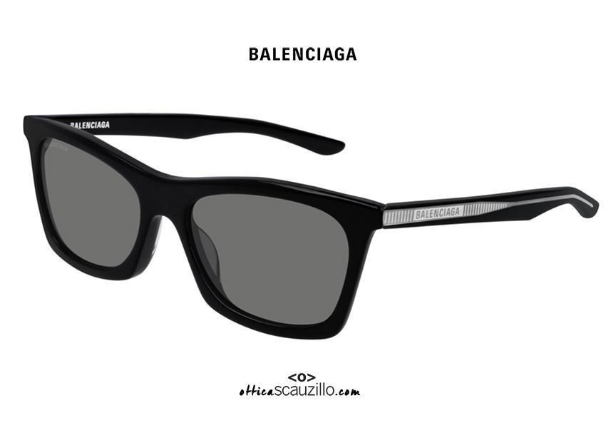 Balenciaga Style Wayfarer Classic 124 Matte Black detail 2