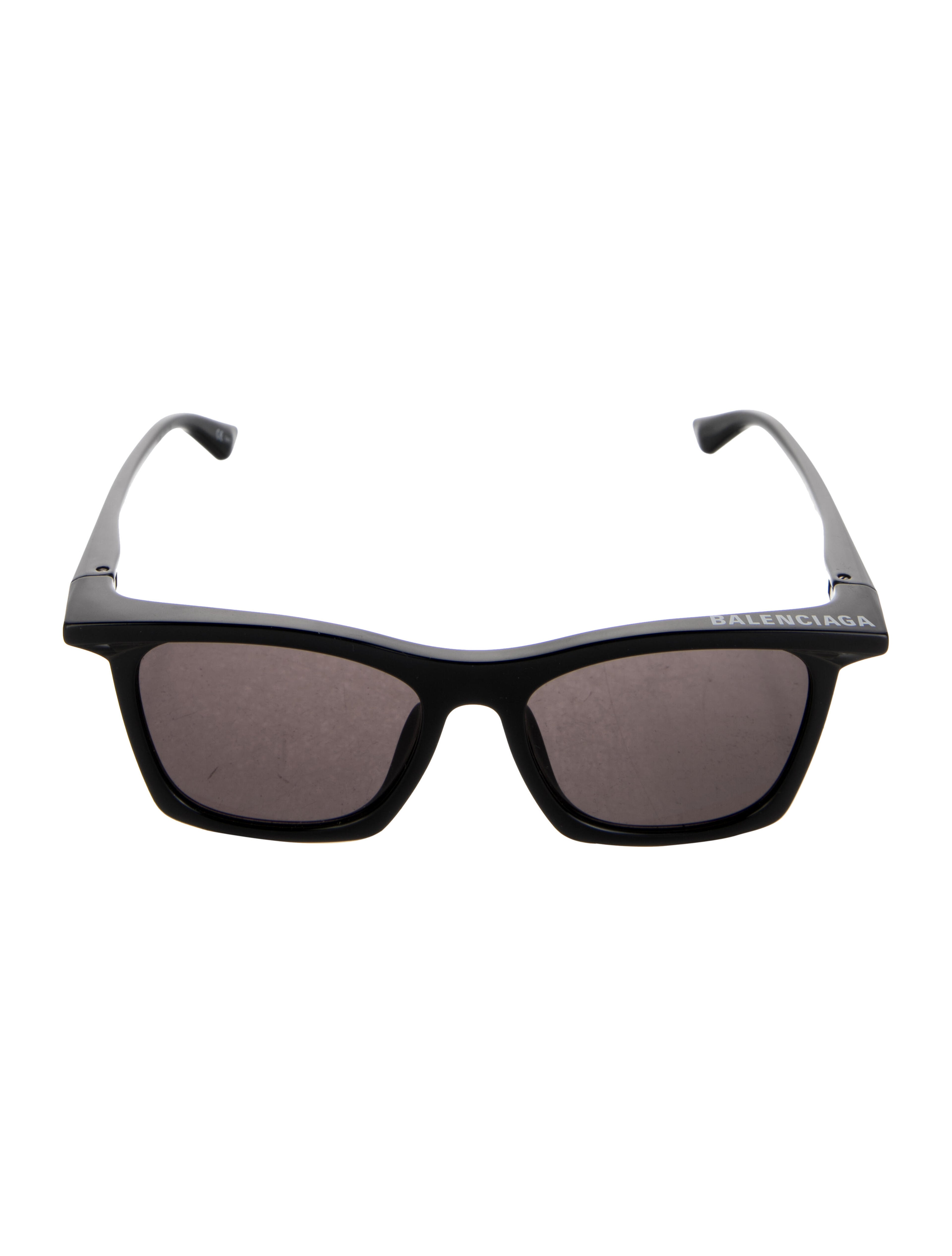 Balenciaga Style Wayfarer Classic 124 Matte Black detail 4