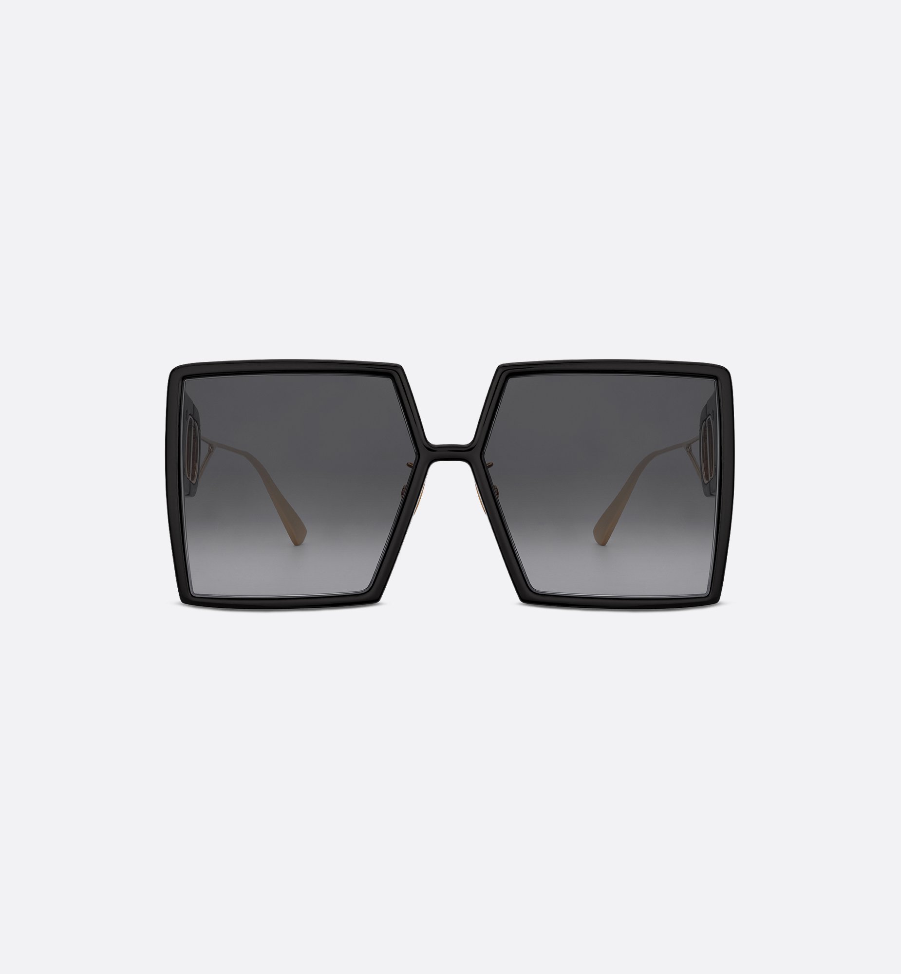 Dior Style Oversized Square 125 Matte Black detail 2