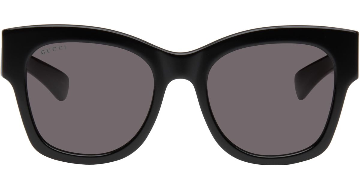 Gucci Style Butterfly Frame 127 Matte Black detail 2