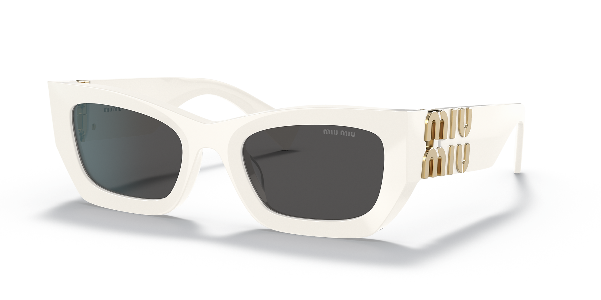 Miu Miu Style Regard Runway White / Grey detail 2