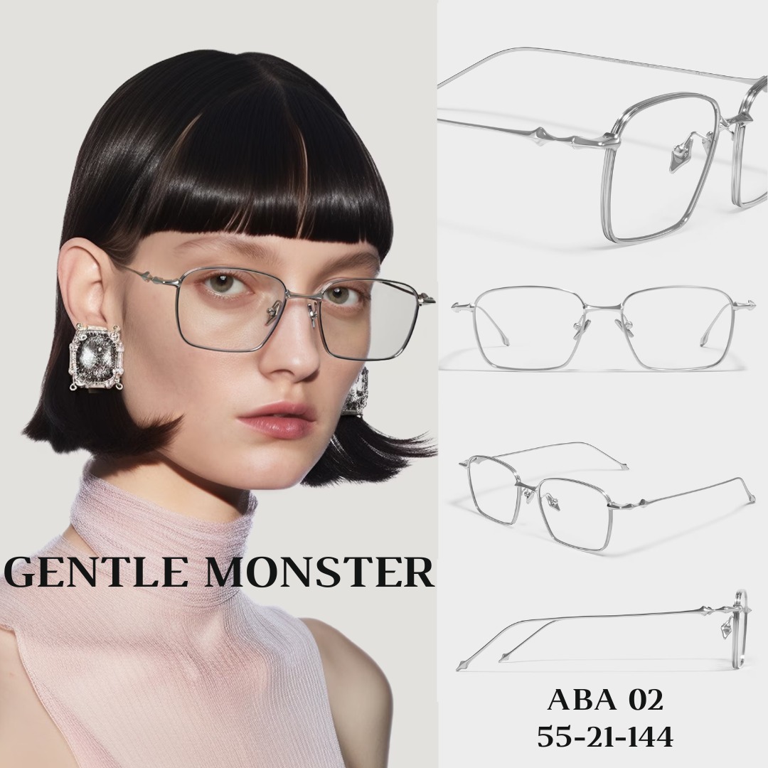 Gentle Monster Style Pilot Frame 130 Crystal detail 3