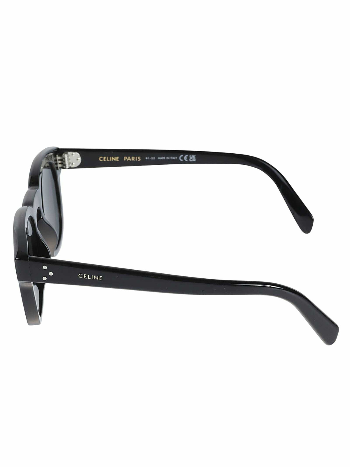Celine Style Retro Square 137 Matte Black detail 4