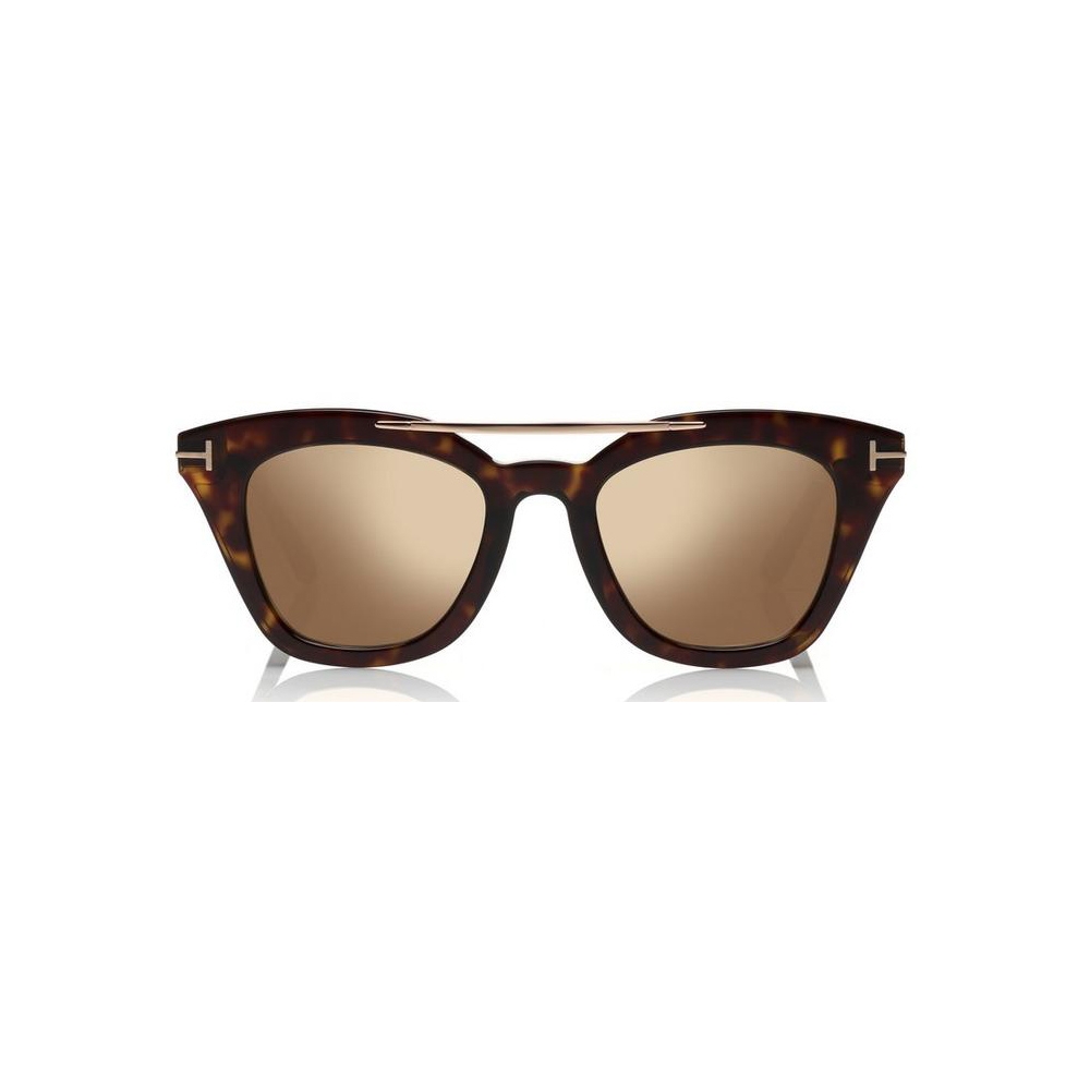 Tom Ford Style Ana Cat-Eye Havana / Gold detail 4
