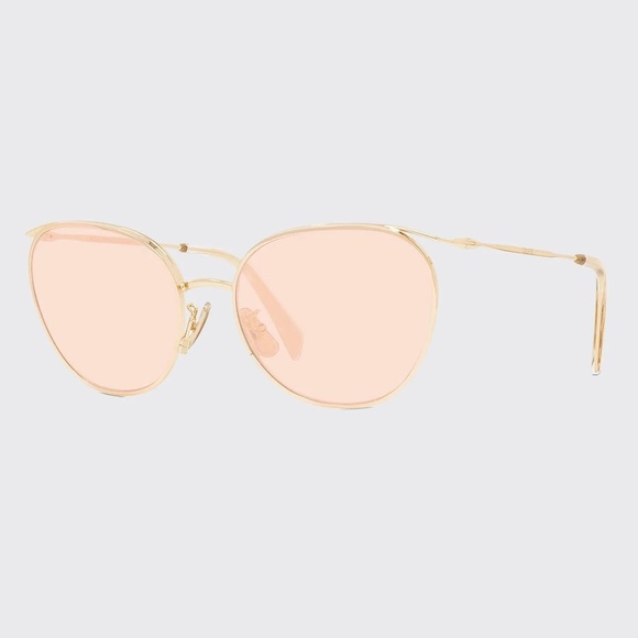 Celine Style Aviator Metal 141 Rose Gold detail 4