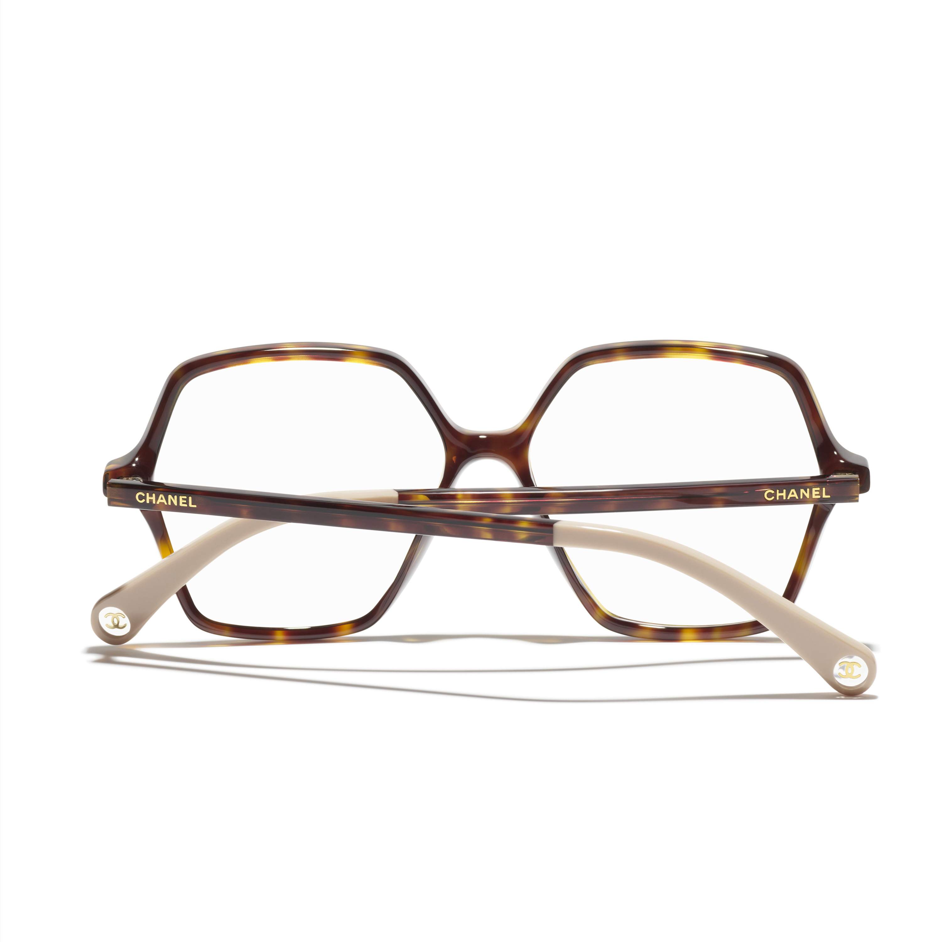 Chanel Style Retro Square 143 Havana detail 4