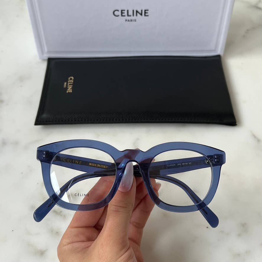 Celine Style Millionaires Frame 150 Blue Mirror detail 2