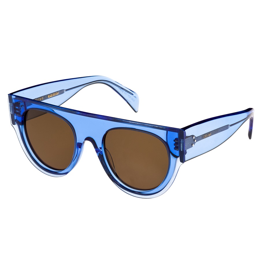 Celine Style Millionaires Frame 150 Blue Mirror detail 3