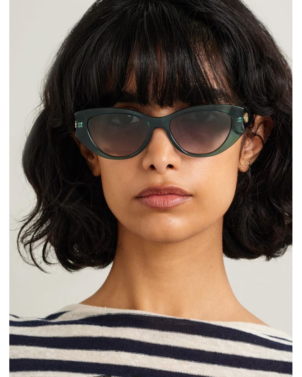 Dior Style Cat-Eye Acetate 152 Green Classic detail 4