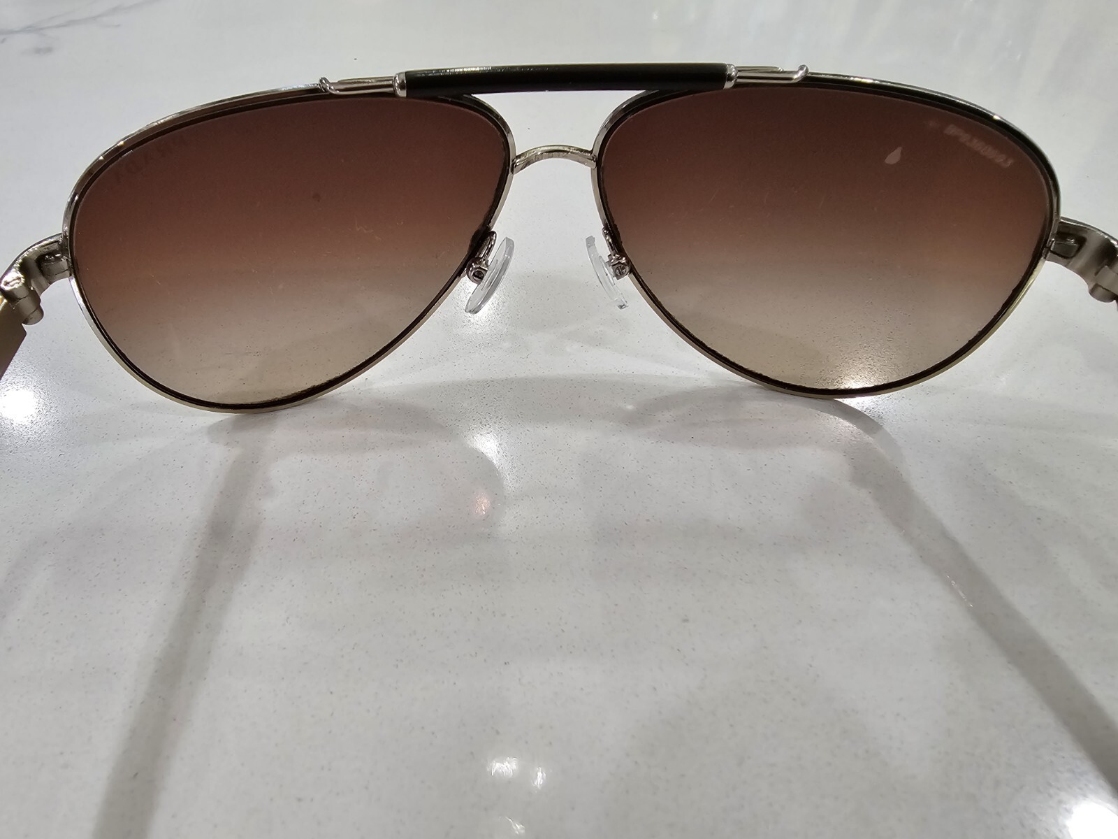 Prada Style Aviator Metal 159 Tortoise detail 4