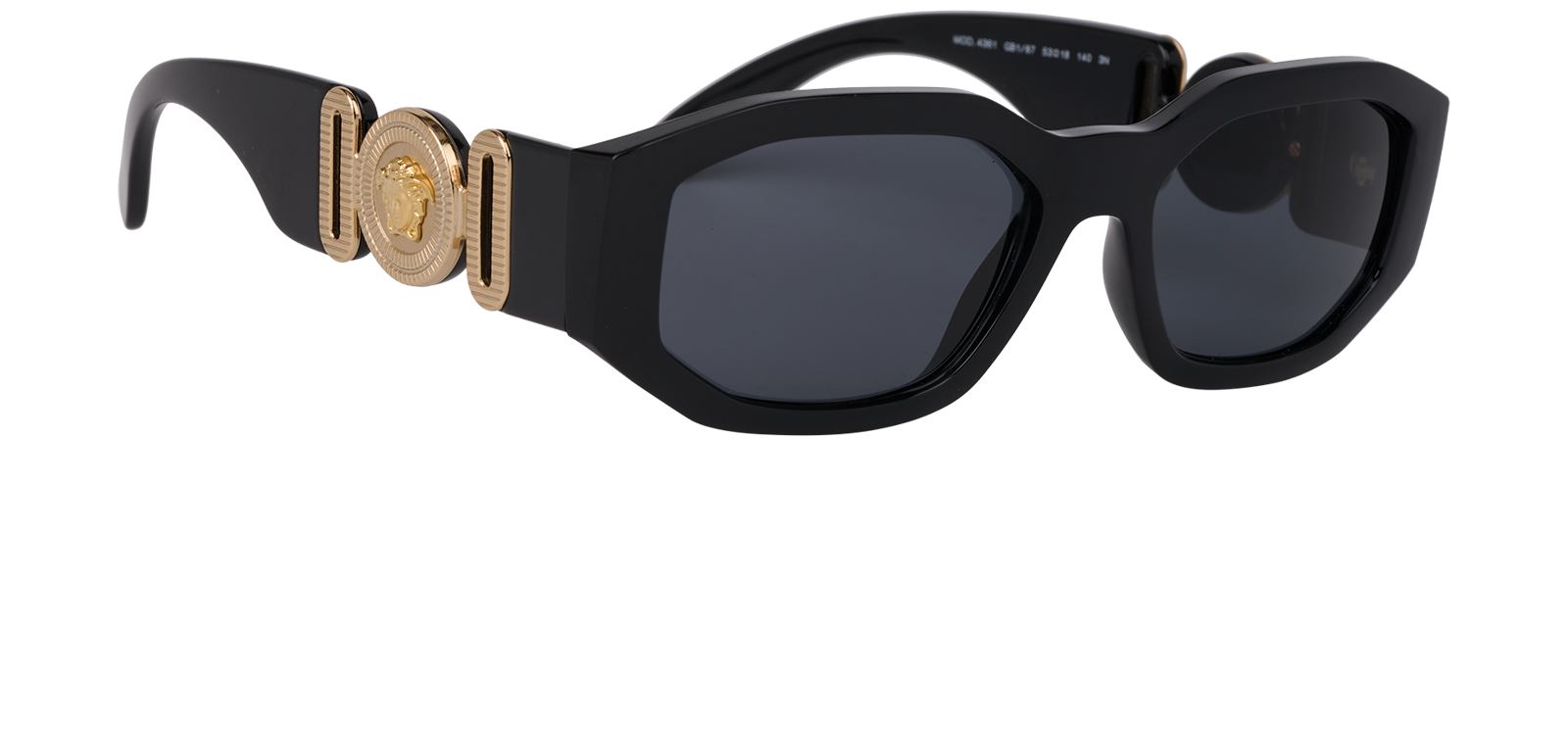 Versace Style Medusa Biggie Black / Gold detail 2