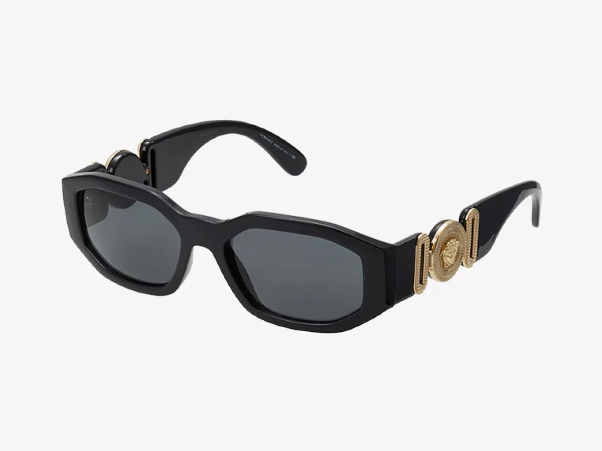 Versace Style Medusa Biggie Black / Gold detail 4