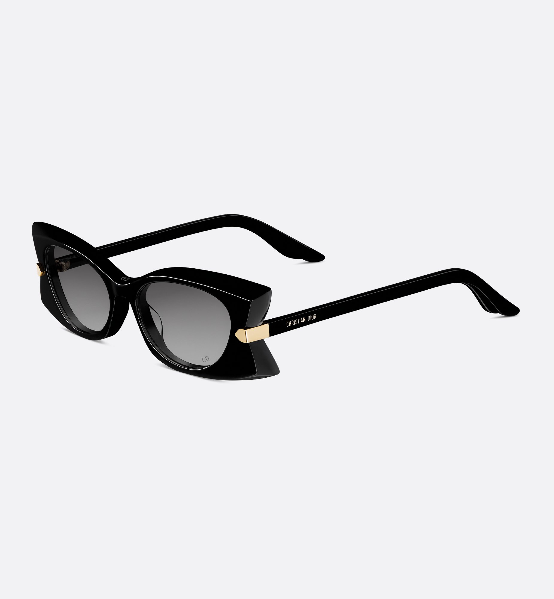 Dior Style Butterfly Frame 163 Matte Black detail 3