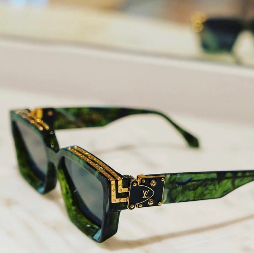 Versace Style Millionaires Frame 164 Green Classic detail 4