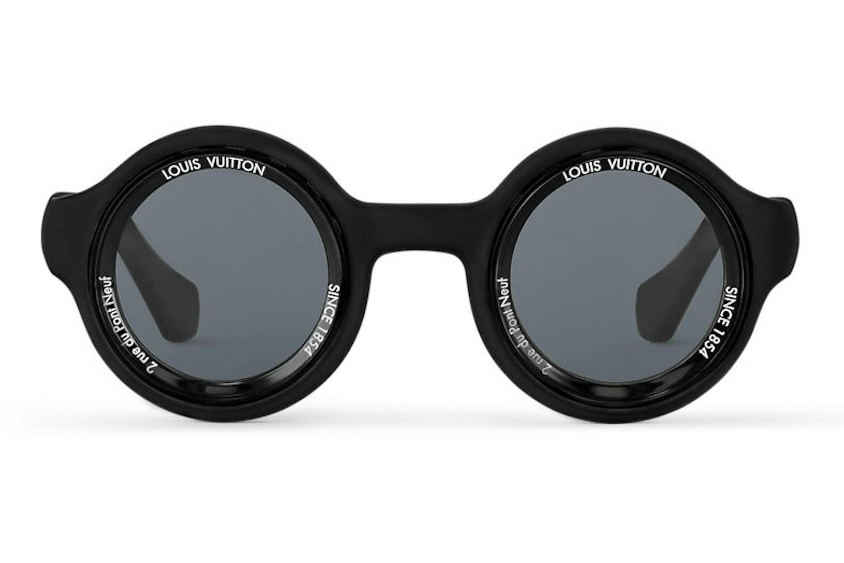 LV Style Round Metal 181 Havana detail 2