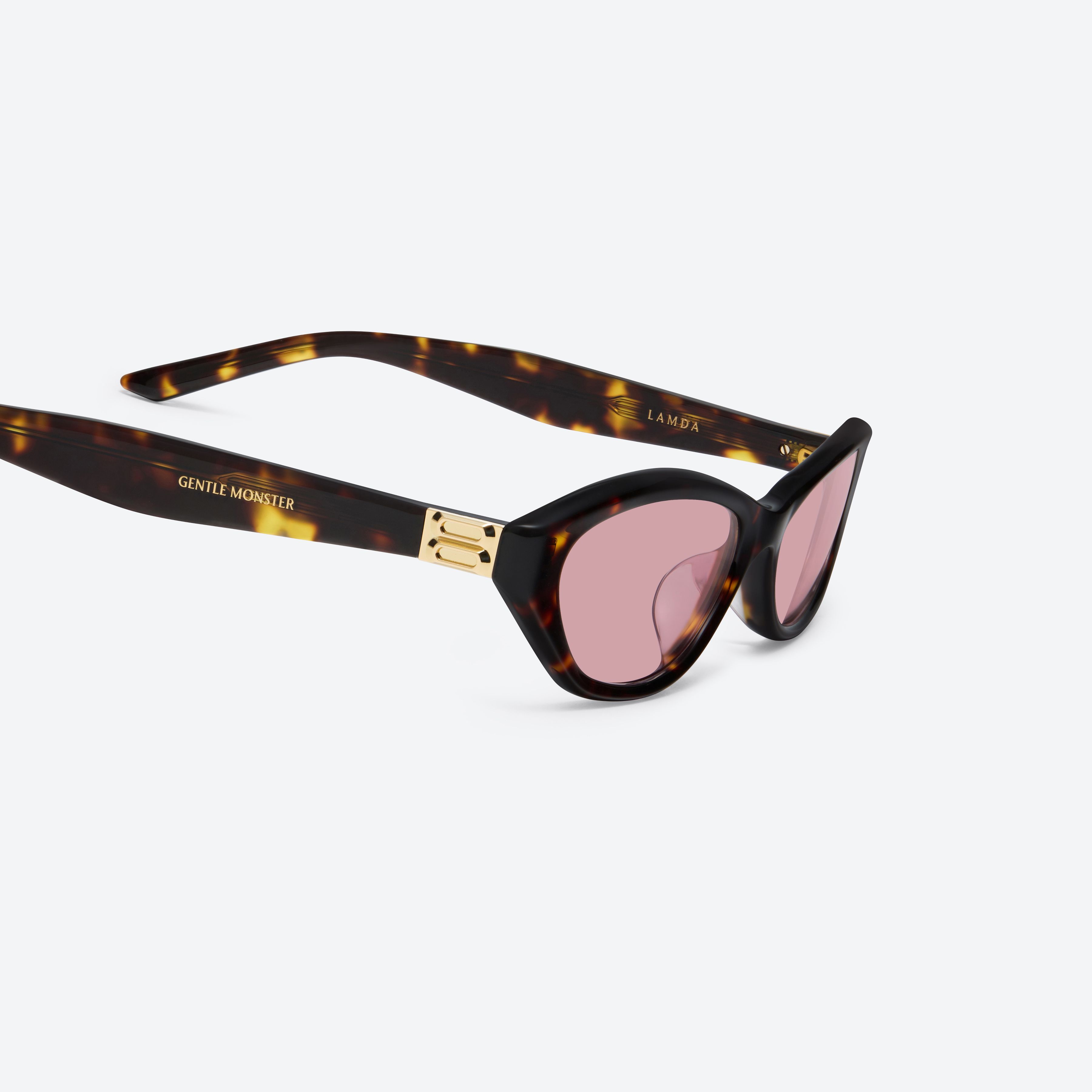 Gentle Monster Style Cat-Eye Acetate 182 Tortoise detail 2