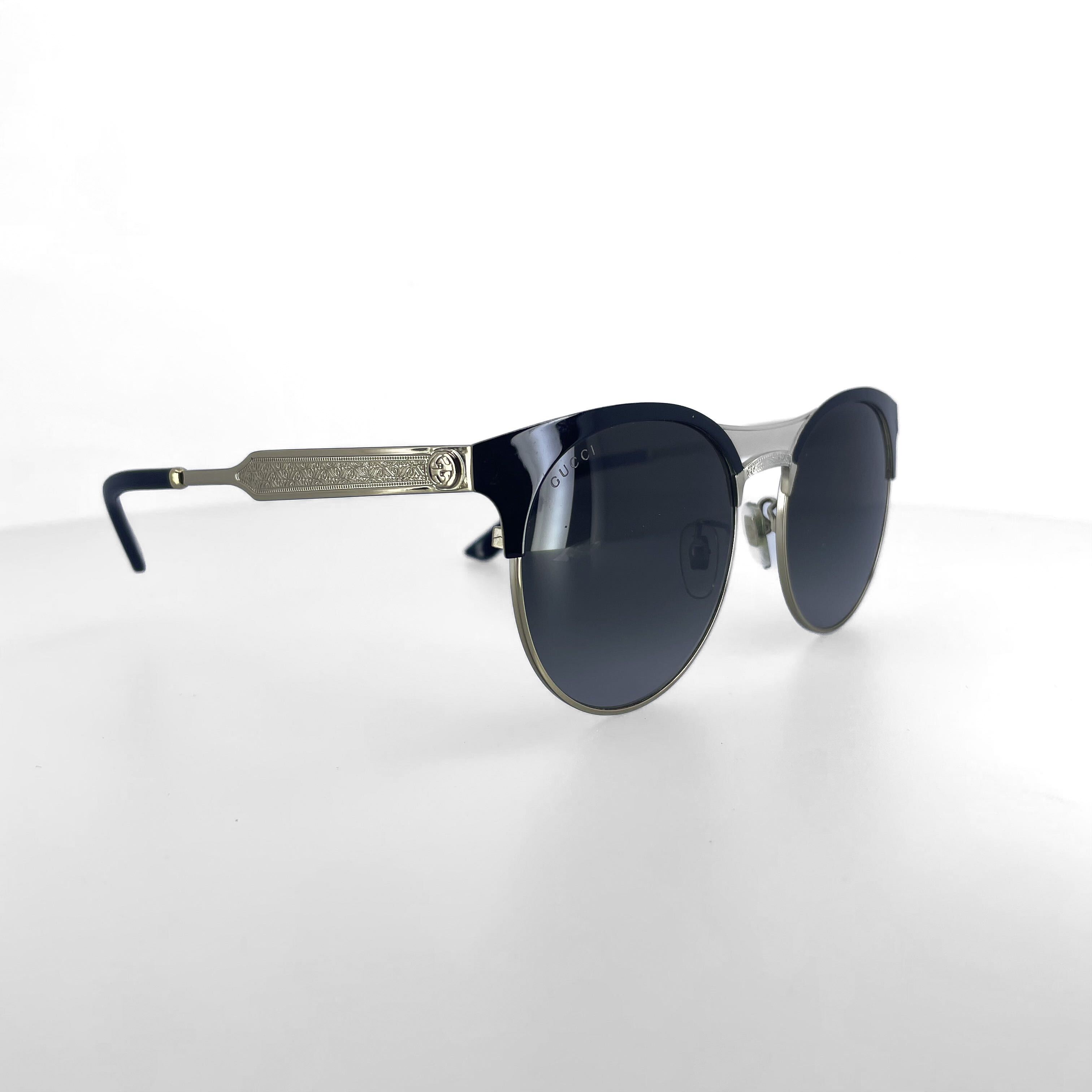 Gucci Style Clubmaster Round 183 Blue Mirror detail 2