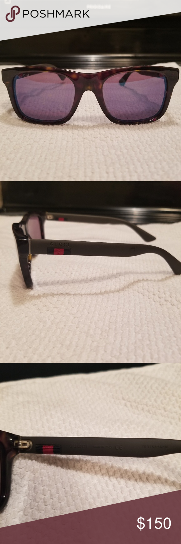 Gucci Style Clubmaster Round 183 Blue Mirror detail 3