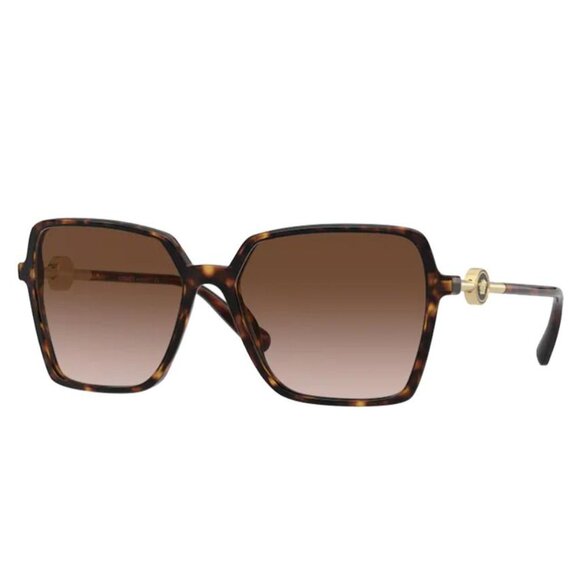Versace Style Retro Square 186 Amber Gradient detail 2