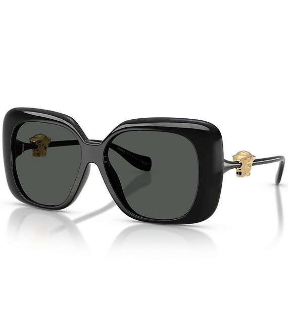 Versace Style Retro Square 186 Amber Gradient detail 4